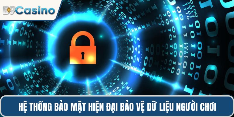 Chính Sách Bảo Mật B9casino 1 Hệ thống bảo mật hiện đại bảo vệ dữ liệu người chơi