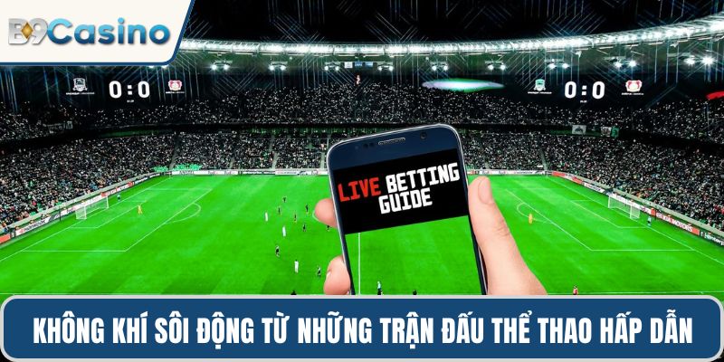 Không khí sôi động từ những trận đấu thể thao hấp dẫn