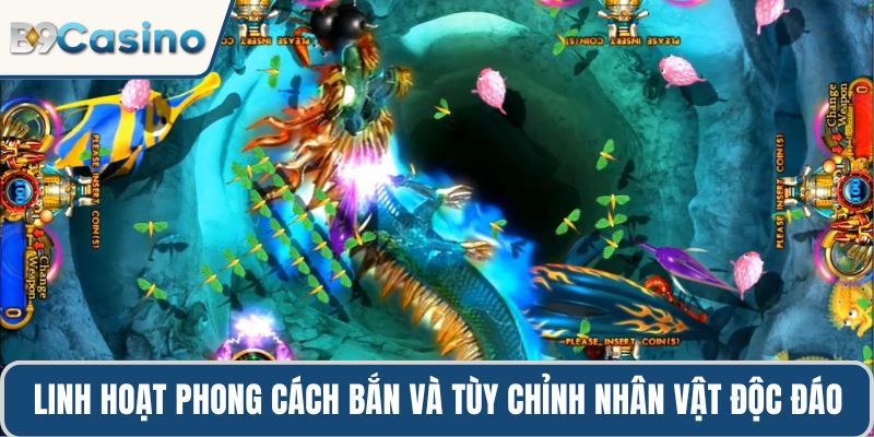 Linh hoạt phong cách bắn và tùy chỉnh nhân vật độc đáo