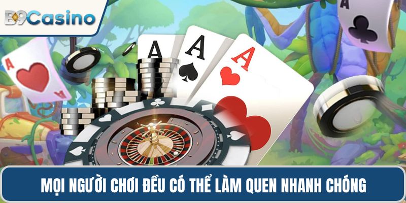 Giới Thiệu B9casino 2 Mọi người chơi đều có thể làm quen nhanh chóng nhờ giao diện dễ dùng