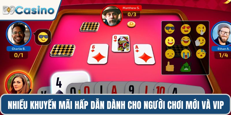 Tiến Lên Miền Nam B9casino Chơi Đổi Thưởng, Cơ Hội Thắng Cao 3 Nhiều khuyến mãi hấp dẫn dành cho người chơi mới và VIP